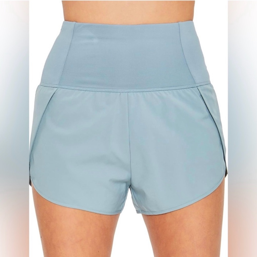 Love Tree Women's Sky Blue Athletic Shorts